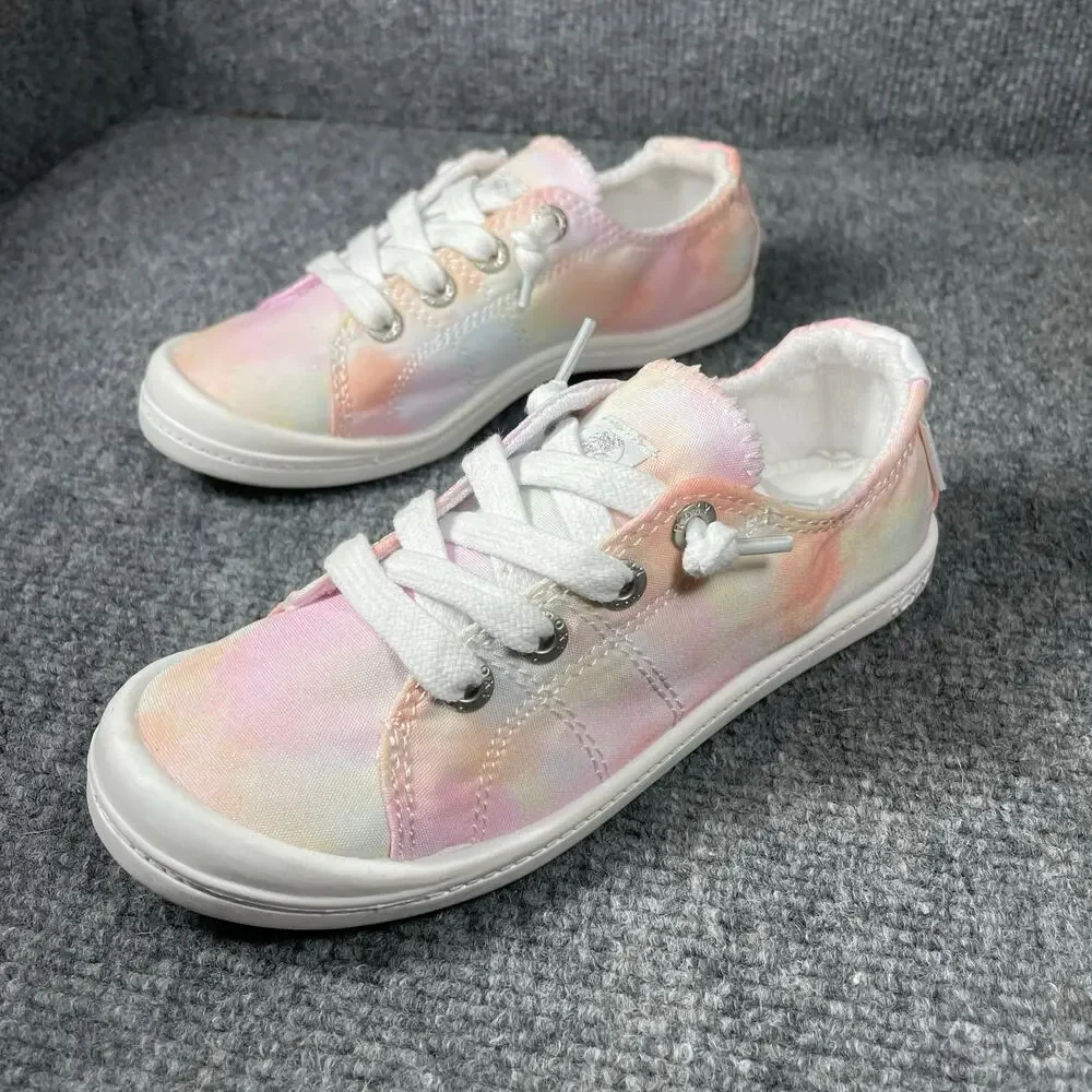 Roxy Youth RG Bayshore 4 Slip On Sneaker Size 13 Toddler Pink Casual
